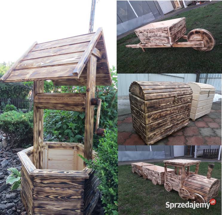 studnia kwietnik Architektura ogrodowa