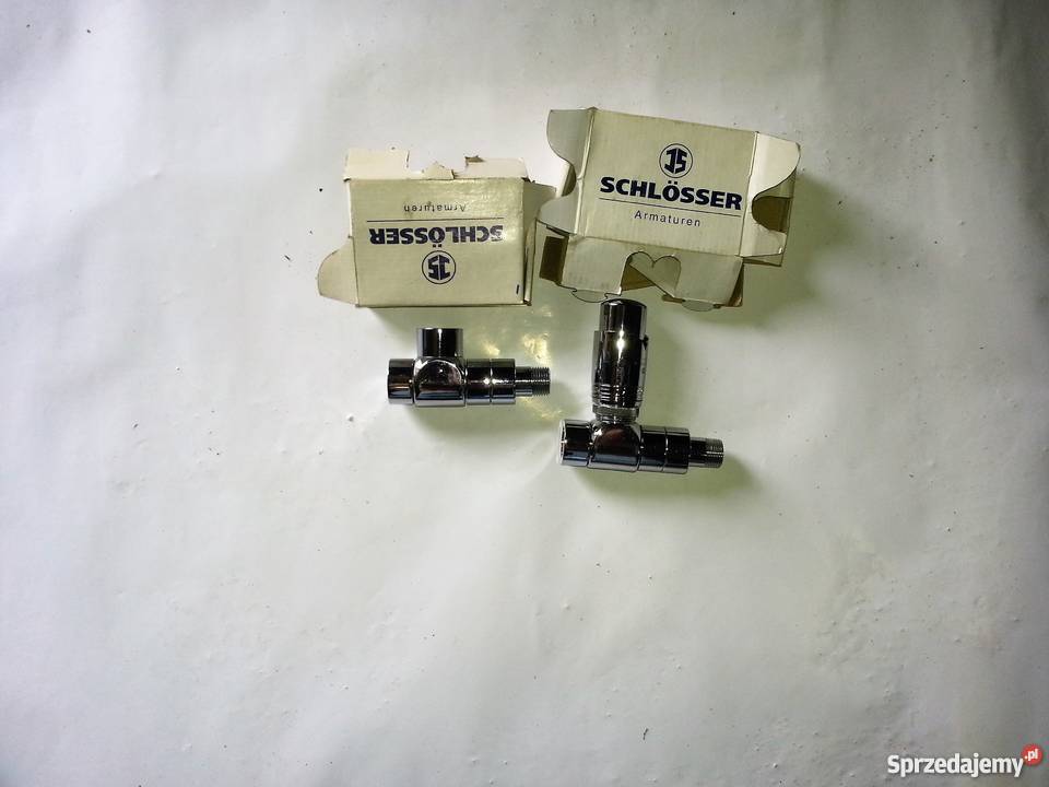 Zawór grzejnikowy łazienkowy chrom Schlosser Lublin