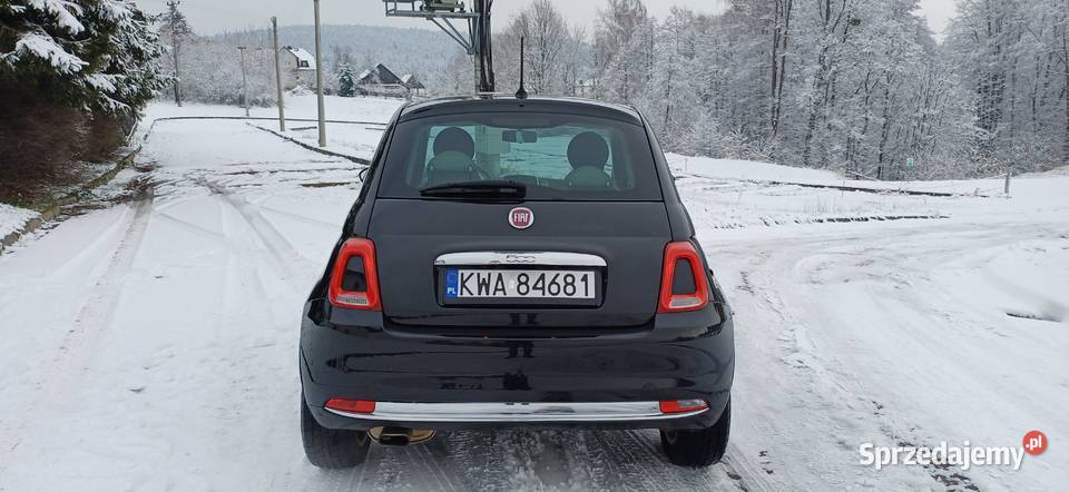 Fiat 500 lift 12LOUNGE światła przeciwmgielne Samochody osobowe Wadowice
