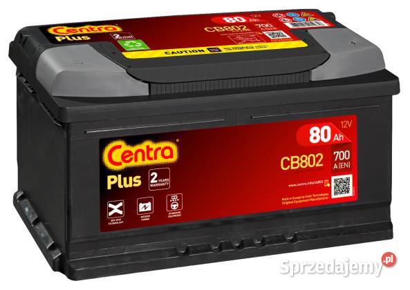 Akumulator Centra Plus 12V 80Ah 700A CB802 warmińsko-mazurskie Olsztyn