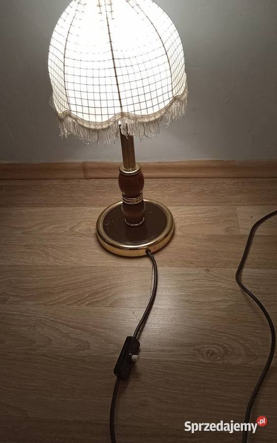 Sprzedam Sprawną Lampkę PRL z Żarówką Okazja Lampy stołowe i nocne