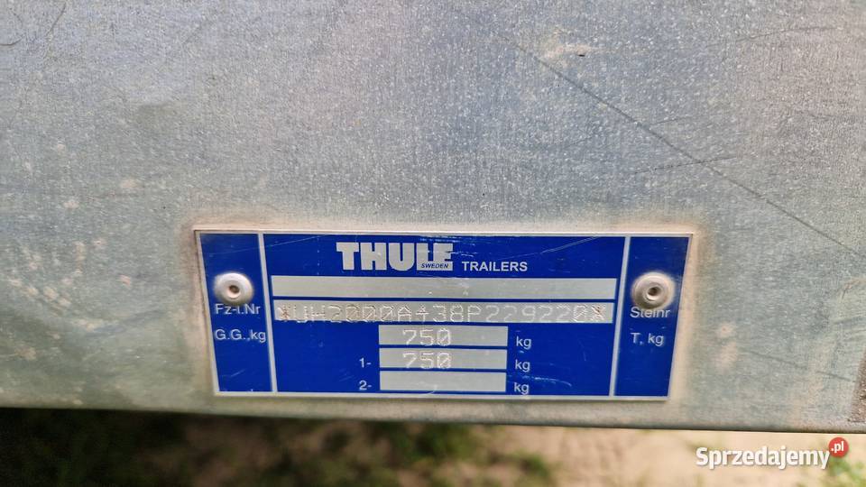 Przyczepka samochodowa lekka Brenderup