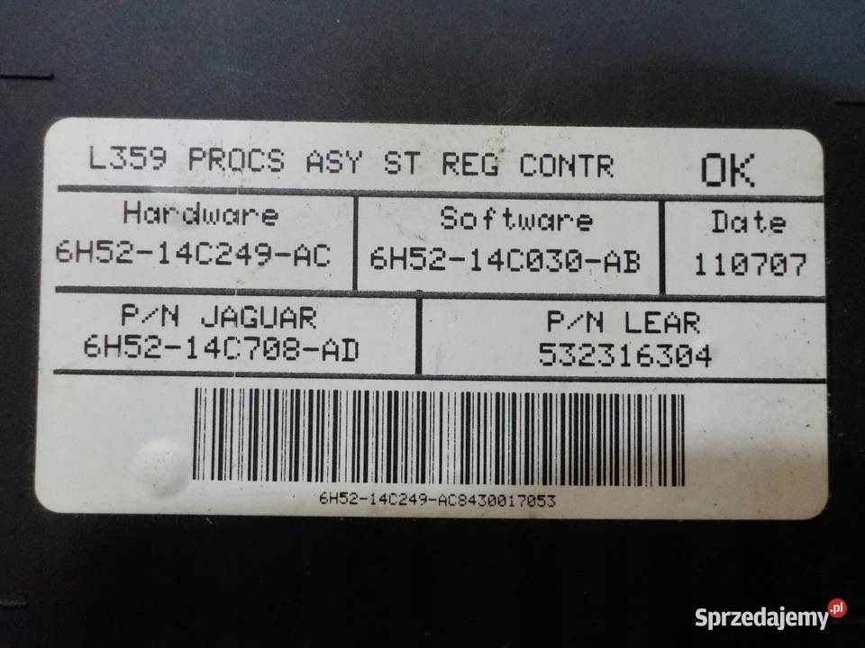 LAND ROVER FREELANDER II 22 TD4 07r modul foteli Wyposażenie elektryczne mazowieckie Suków