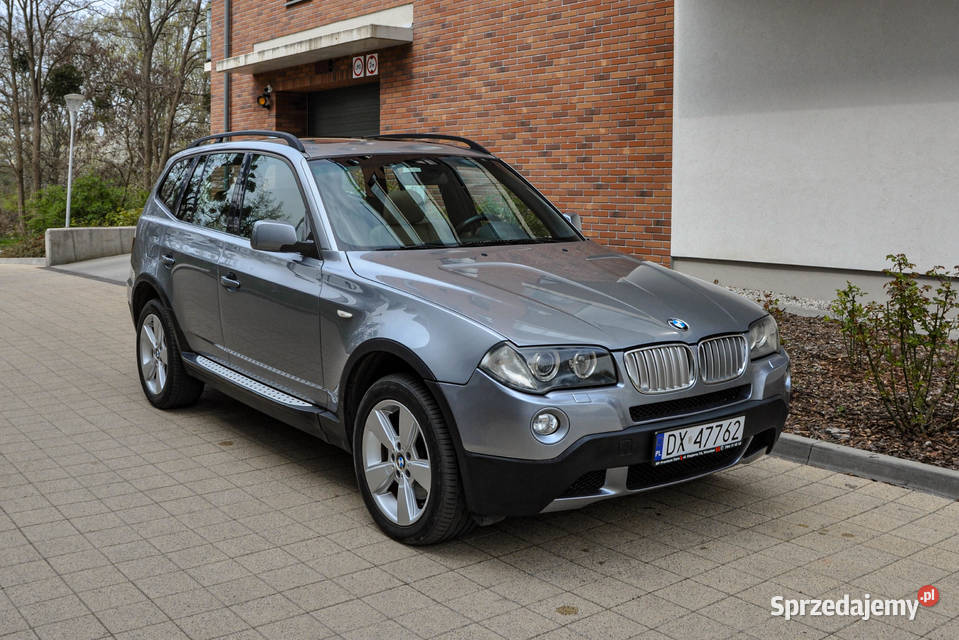 BMW X3 35d BiTurbo 286 xDrive Lift Skóry Rok produkcji 2007 Wrocław