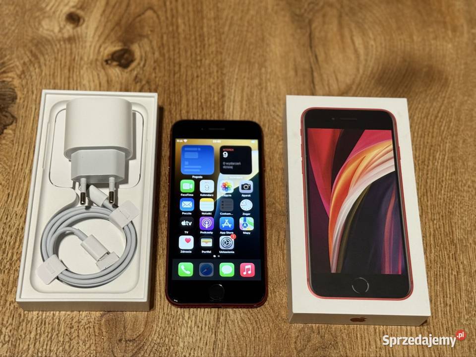 iPhone SE 2020 128 GB czerwony 100 sprawny Warszawa