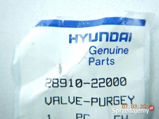 ZAWÓR WENTYLUJĄCY ZBIORNIK PALIWA HYUNDAI SCOUPE Układ paliwowy