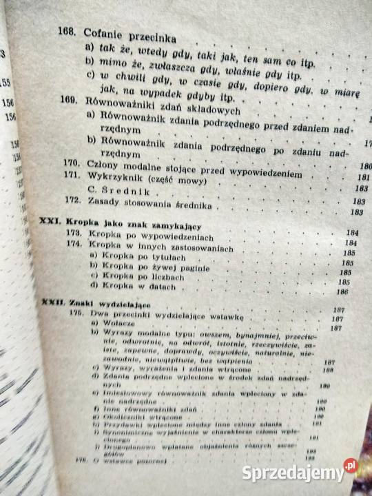 Zasady pisowni języka polskiego Taszycki Antykwariat Warszawa