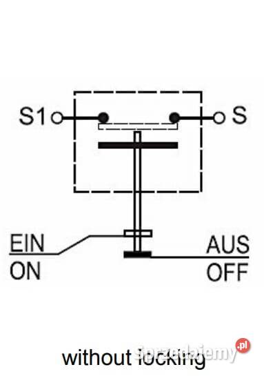 Przełącznik przyciskowy Reset okrągły zielony Do maszyn uprawowych Rolnictwo