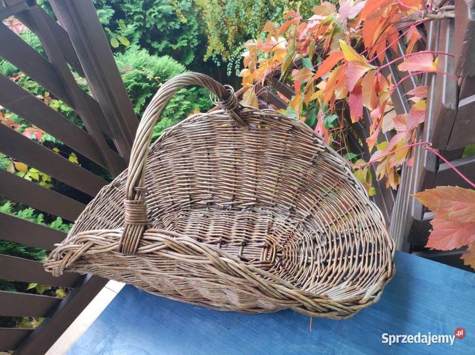 kosz wiklinowy duży na drewno wyposażene Pozostałe Kielce