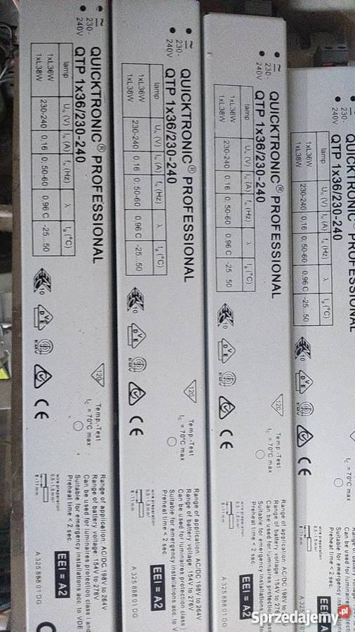 Statecznik elektroniczny T8 1x36W QUICKTRONIC biały