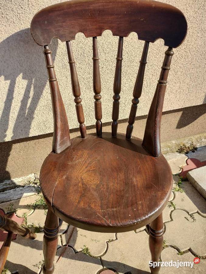 Krzesła drewniane Ełk sprzedam