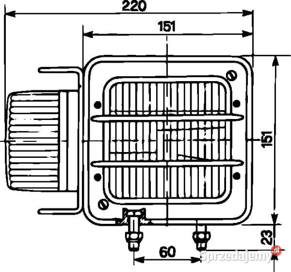 Reflektor prawy 05620000 Do maszyn uprawowych Kamionna