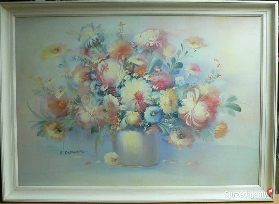 obraz kwiaty martwa natura reprodukcja 110 x 70 mazowieckie Radom