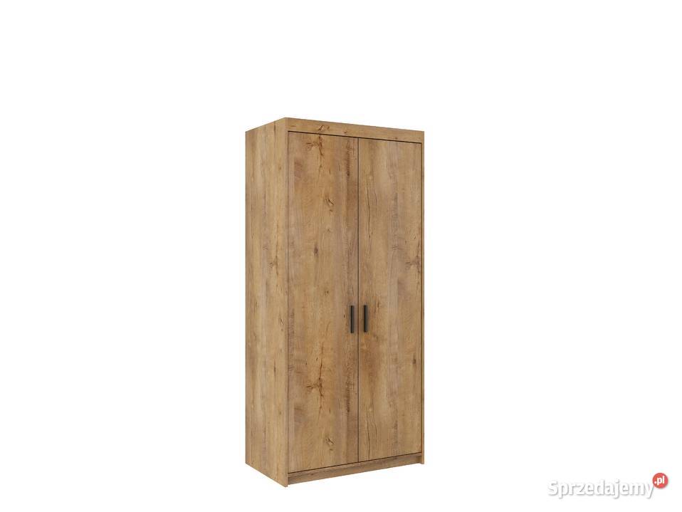 Szafa ubraniowa 90 x 190 biała sonoma garderoba Sieradz