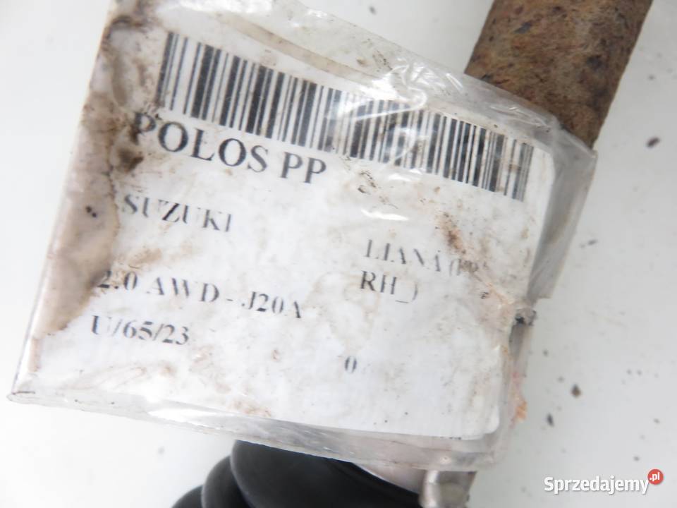 PÓŁOŚ PRAWA PRZEDNIA SUZUKI LIANA 20 B