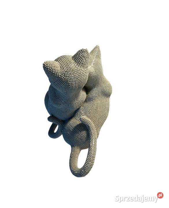 Figurka para kotków z masy żywicznej mazowieckie Warszawa