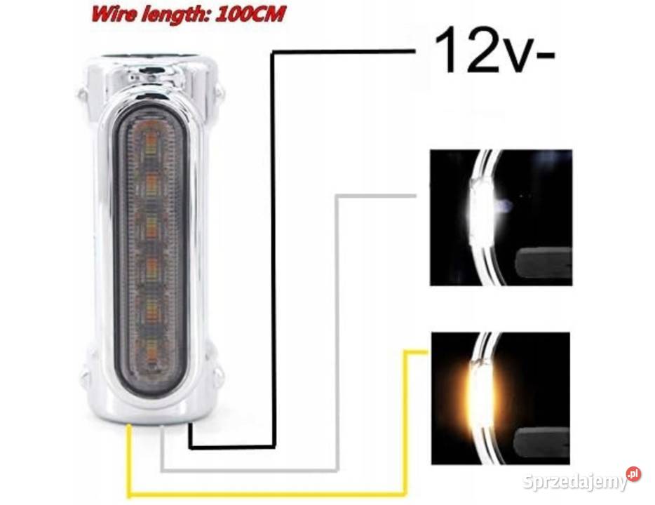 KIERUNKOWSKAZY CHROMOWANE NA GMOL CHOPPER Sosnowiec sprzedam