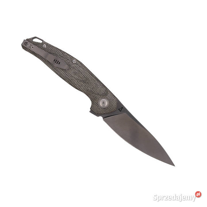 Nóż składany MKM Goccia Green Canvas Micarta mazowieckie Warszawa