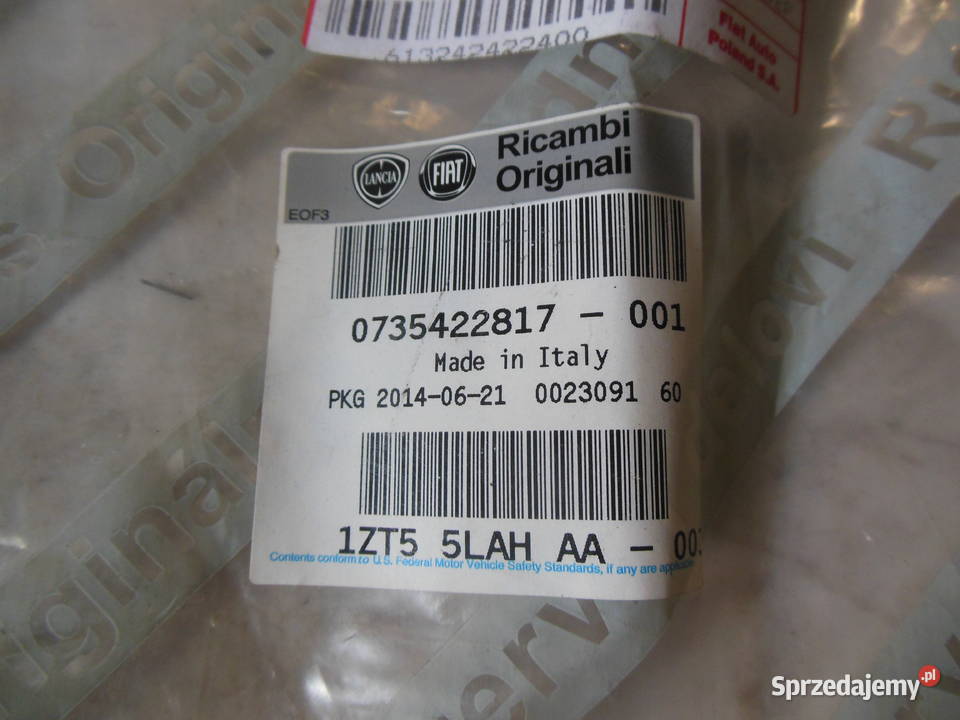 LISTWA DRZWI LEWA PRZÓD czarna 1305773070 śląskie Kozy