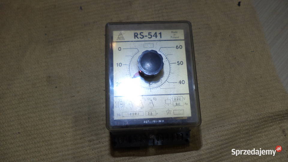 przekaźnik czasowy REFA typ RS541 220V 60s Starogard Gdański