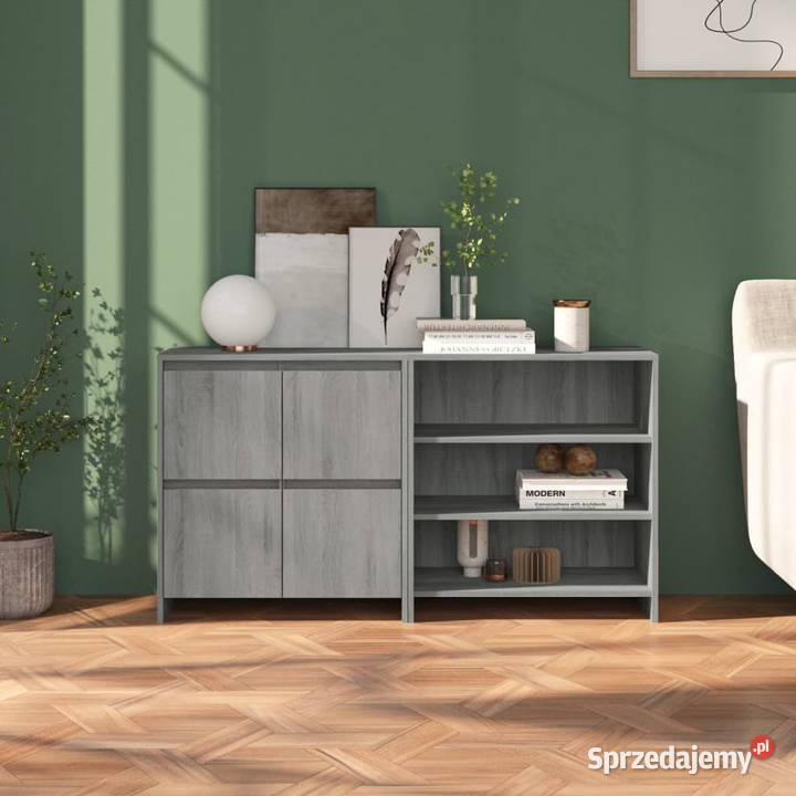 2cz szafka boczna szary dąb sonoma materiał Warszawa