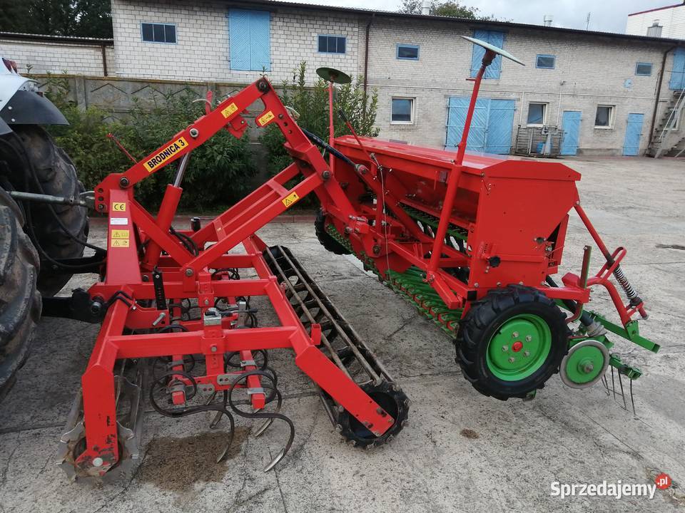 Agregat uprawowo siewny POM Brodnica 3m siewnik nieuszkodzony Korytnica