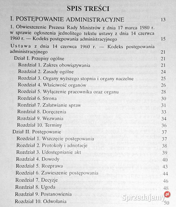 Kodeksu postępowania administracyjnego Mariusz Rok wydania 1993 Chełm