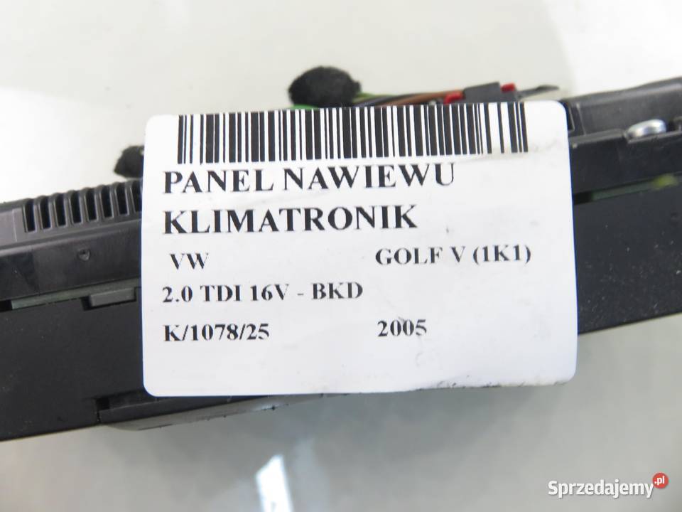 KLIMATRONIK VW GOLF V 1K1 74641420 osobowe