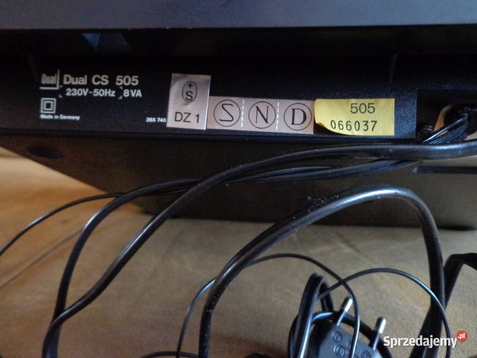 DUAL 505 GRAMOFON Gramofony Gramofony Kraków