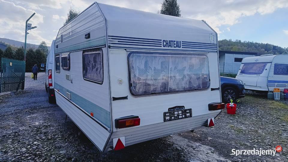 przyczepa kempingowa campingowa kemping DOMEK Międzybrodzie Bialskie