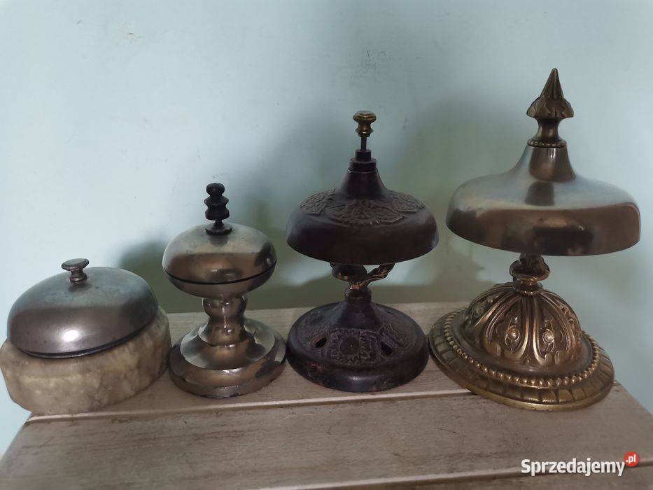 Stary dzwonek hotelowy XIX w Francja Art Deco Kraków sprzedam