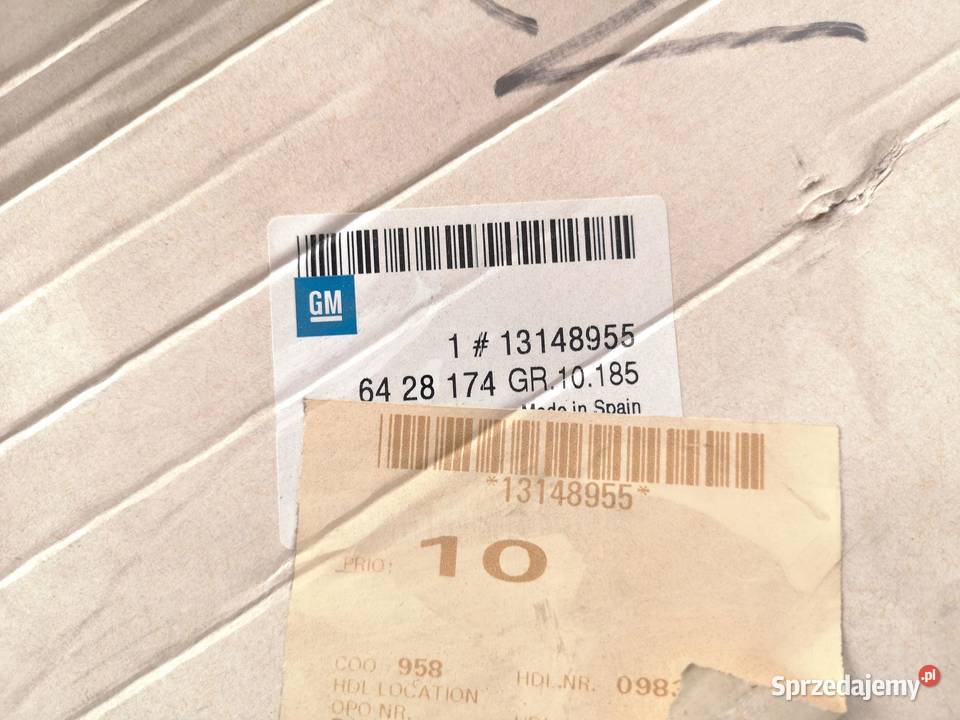 LUSTERKO PRAWE OPEL MERIVA A 0310 ORYGINAŁ ASO lubelskie