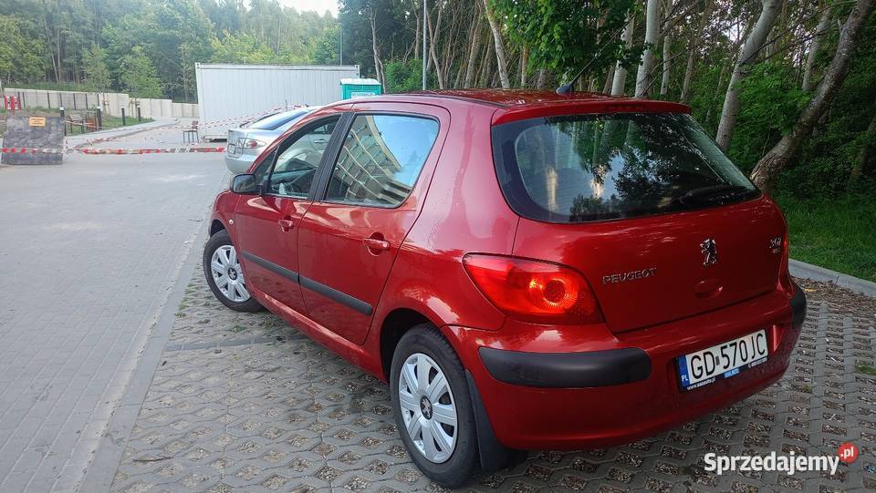 Peugeot 307 16 HDi 2007 klimatyzacja Gdańsk