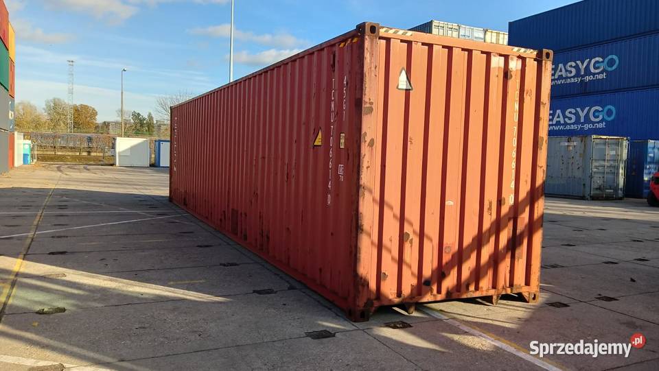 Kontener morski 12 metrowy 40 HC Pewny Kontener Płock