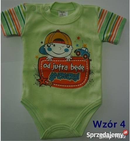 Body krótki rękaw śmieszne napisy firma MROFI Radziki Duże