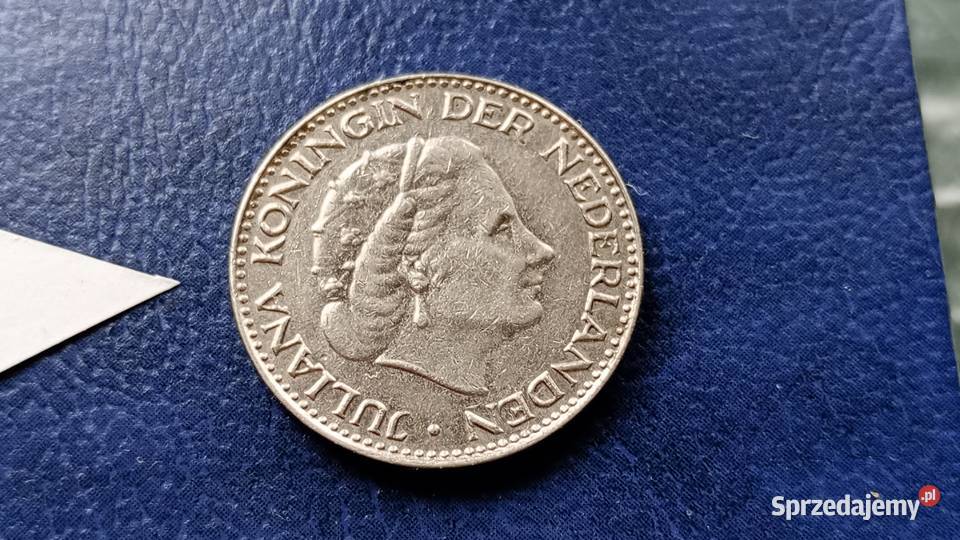 Stare monety 1 gulden 1967 Holandia Numizmatyka podkarpackie Lesko sprzedam