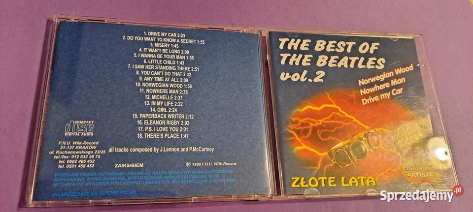 The Beatles The Best Of Vol2 Poland WILK 1999 Kraków