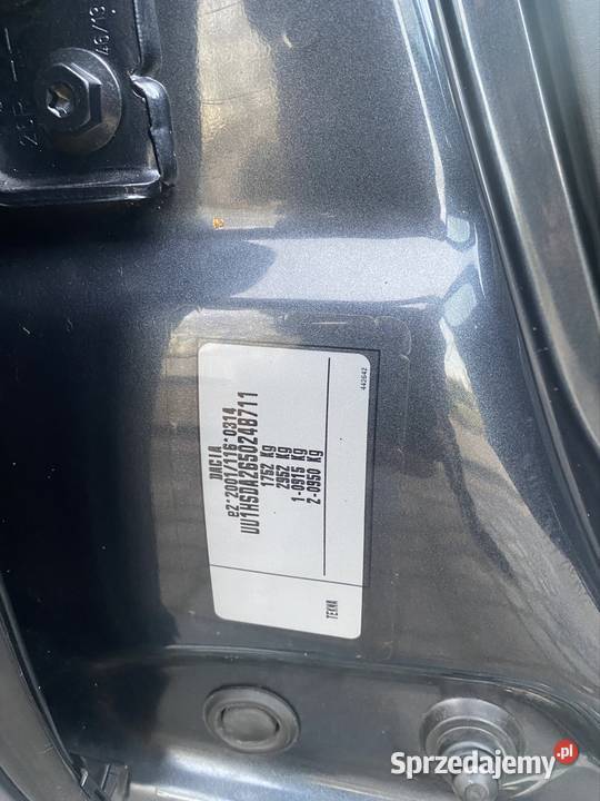 Dacia benzyna bezwypadkowy radio świętokrzyskie Piekoszów