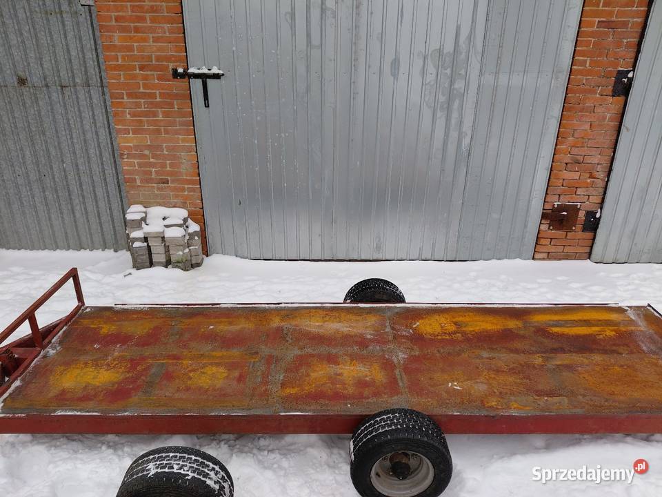 Platforma wózek na 3 skrzynie Rolnictwo Ciszyca Przewozowa