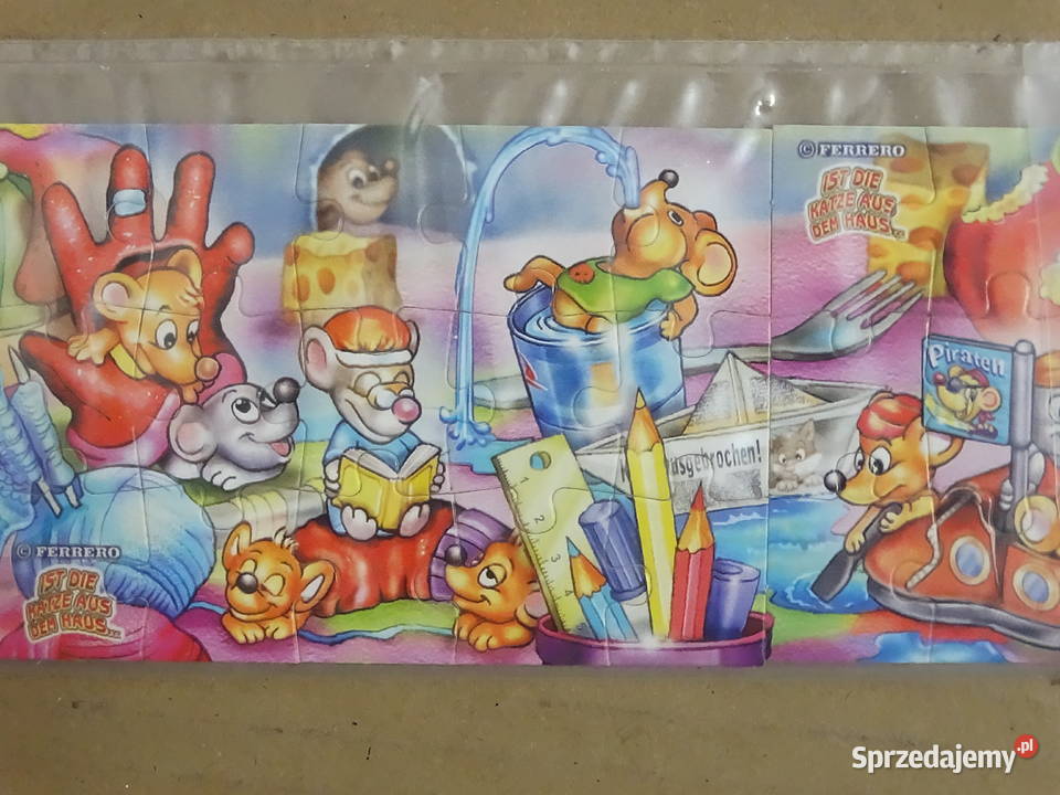 Puzzle Kinder Niespodzianka Myszki Ist die Katze Biłgoraj