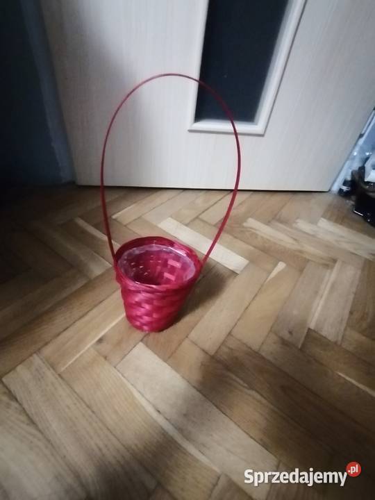 Koszyk czerwony nowy odcienie czerwieni Gdańsk