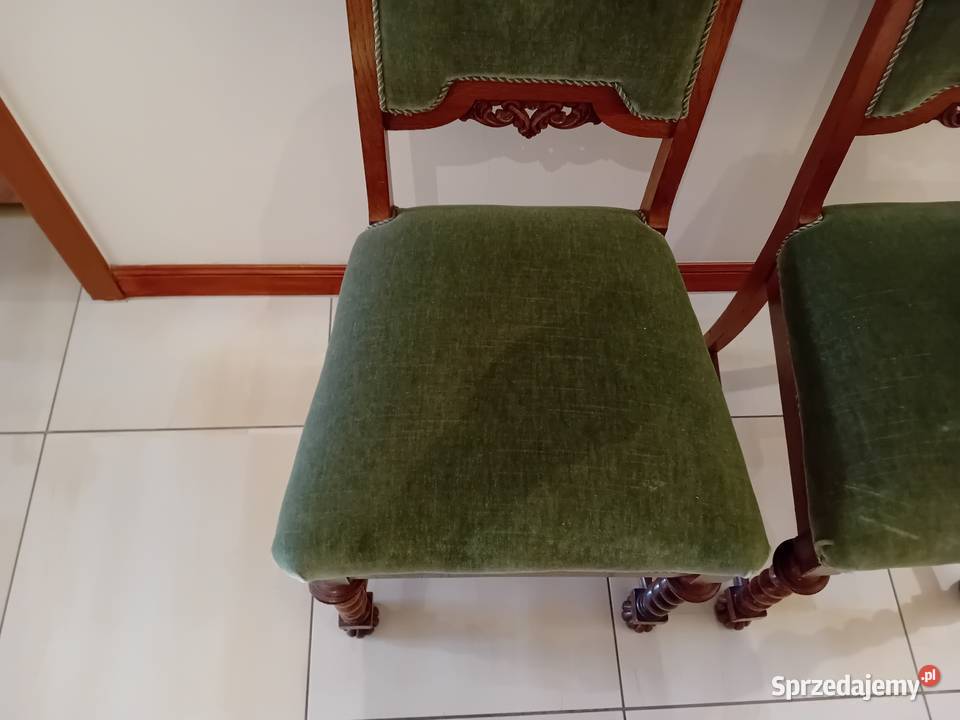 Krzesła stołowe 2 antyk Krzesła Szczecin sprzedam