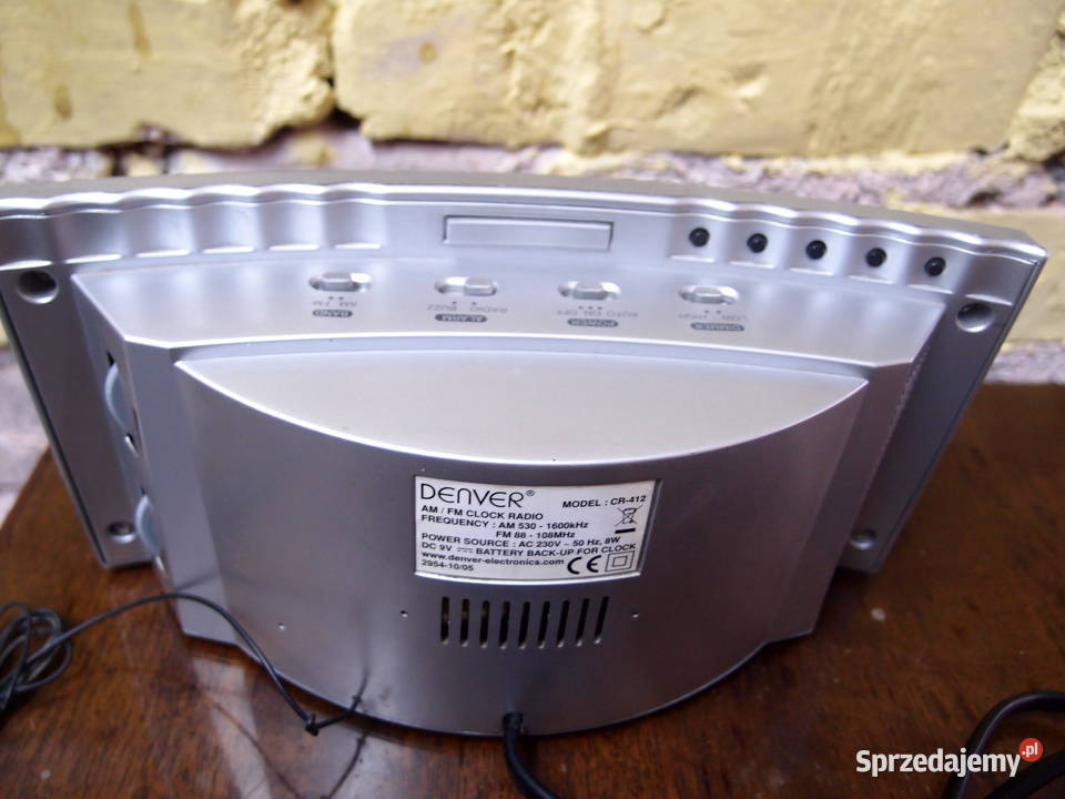 Radiobudzik Qilive Q1133 i Denver CR412 zasil sprzedam