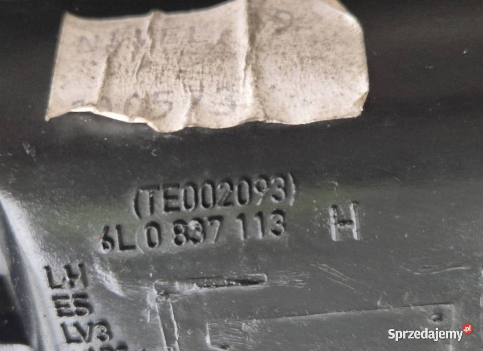 KLAMKA WEWNĘTRZNA DRZWI PRZÓD PRAWA LEWA SEAT świętokrzyskie Działoszyce