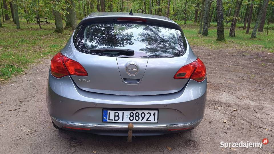 Opel Astra J 2010r mazowieckie Siedlce