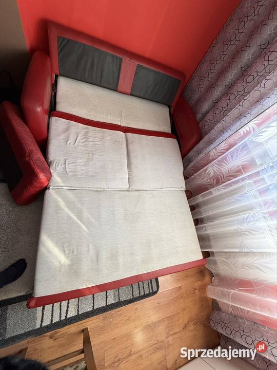 Skórzana sofa i fotel Żyrardów
