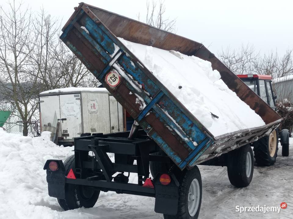 Przyczepa rolnicza bss brandys wywrotka