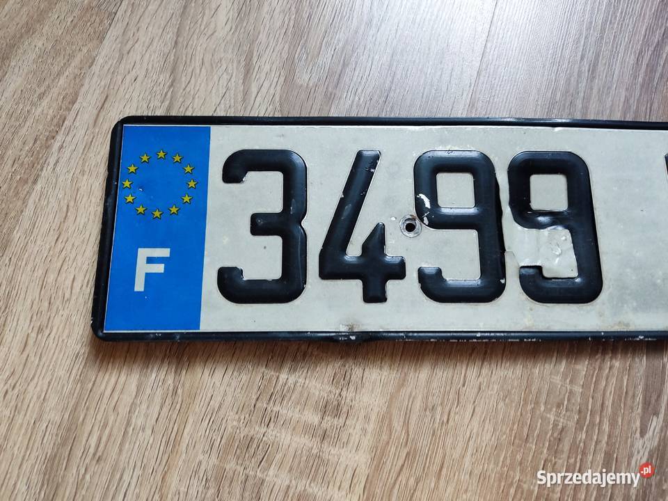 Tablica rejestracyjna Francja Pozostałe Głuchołazy