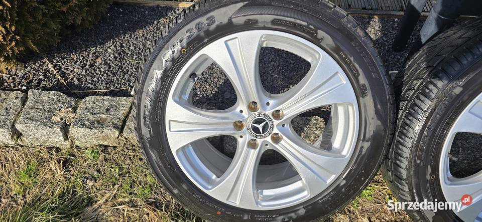 Kolo mercedes glk felgi I opony kupione w śląskie Żory sprzedam