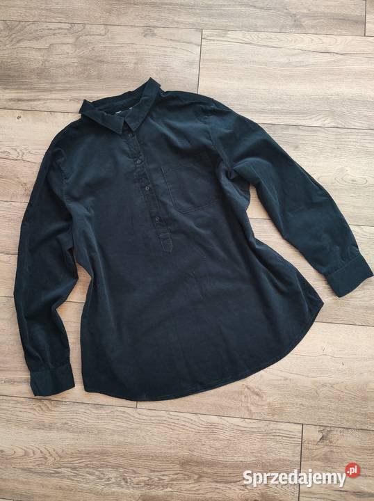 Zielona sztruksowa koszula Hush Vintage y2k Rozmiar 42(XL) Jasło